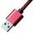 Дата кабель USB 2.0 AM to Lightning 1.0m Red/Black Grand-X (FL05RB)