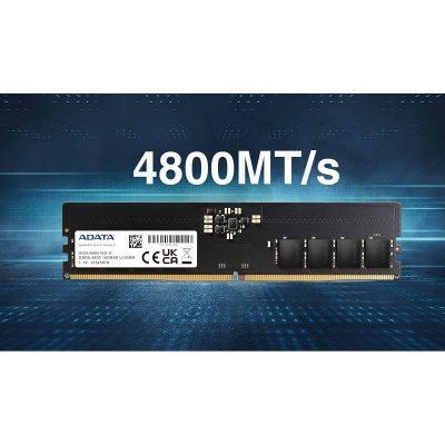 Модуль памяти для компьютера DDR5 16GB 4800 MHz ADATA (AD5U480016G-R)