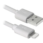 Дата кабель USB 2.0 AM to Lightning 3.0m ACH01-10BH white Defender (87466)