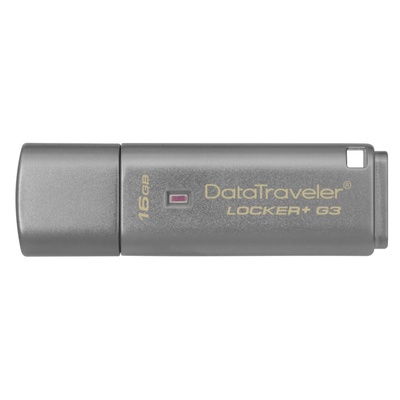 USB флеш накопитель Kingston 16GB DataTraveler Locker+ G3 USB 3.0 (DTLPG3/16GB)