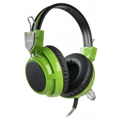 Наушники Vinga HSC058 Gaming Green (HSC058GR)