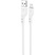 Дата кабель USB 2.0 AM to Micro 5P 1.0m Crystal color silicone X97 white HOCO (6931474799838)