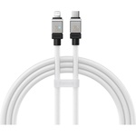 Дата кабель USB-C to Lightning 1.0m CoolPlay Fast Charging 20W white Baseus (CAKW000002)