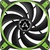 Кулер для корпуса Arctic BioniX F140 Green (ACFAN00084A)