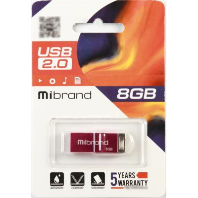 USB флеш накопичувач Mibrand 8GB Сhameleon Pink USB 2.0 (MI2.0/CH8U6P)