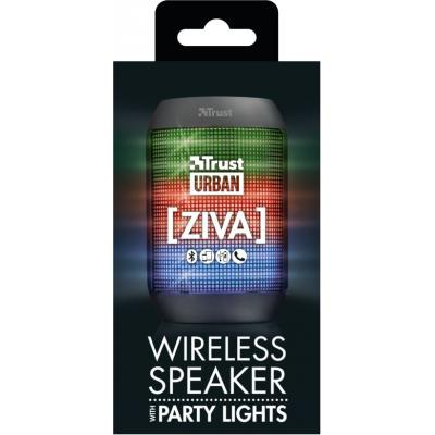 Акустическая система Trust Ziva Wireless Bluetooth Speaker with party lights (21967)