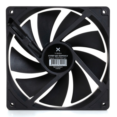 Кулер до корпусу Vinga 14025 PWM 4pin ОЕМ