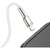 Дата кабель USB 2.0 AM to Lightning 1.0m Cafule Series Metal 2.4A White Baseus (CALJK-A02)