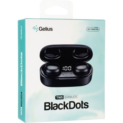 Наушники Gelius Pro BlackDots GP-TWS010B Black (00000085743)