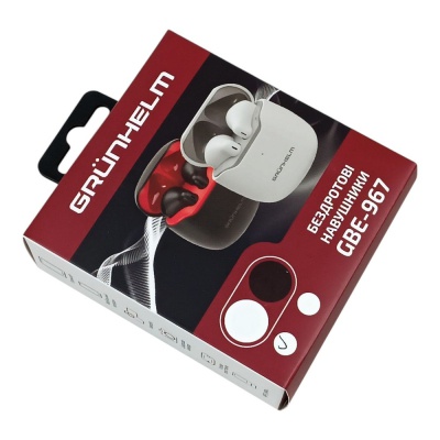 Навушники Grunhelm GBE-967 Wireless White (138234)