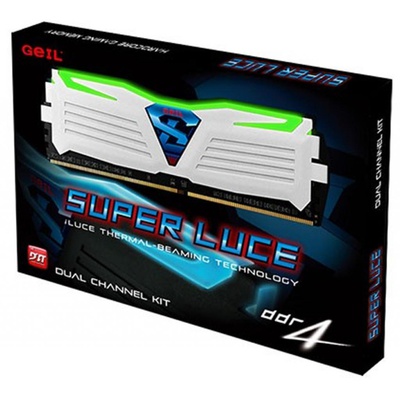 Модуль памяти для компьютера DDR4 8GB (2x4GB) 2400 MHz Super Luce White GEIL (GLWG48GB2400C16DC)