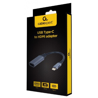 Перехідник USB-C to HDMI, 4К 60Hz Cablexpert (A-USB3C-HDMI-01)