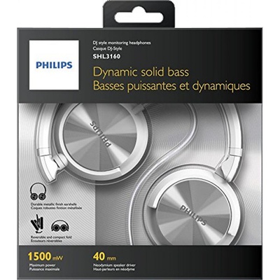 Наушники PHILIPS SHL3160 White (SHL3160ET/00)