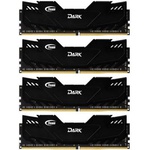 Модуль памяти для компьютера DDR4 32GB (4x8GB) 2666 MHz Dark Black Team (TDKED432G2666HC15AQC01)