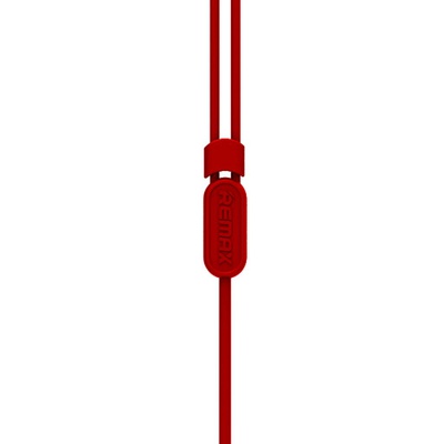 Наушники HF RM-515 Red (mic + button call answering) Remax (42264)