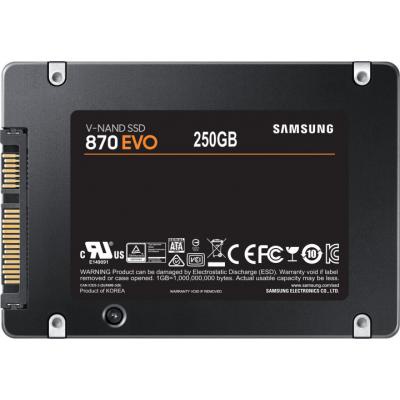 Накопичувач SSD 2.5' 250GB 870 EVO Samsung (MZ-77E250BW)