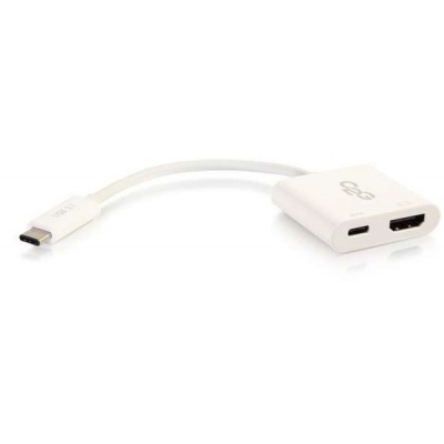 Переходник C2G USB-C to HDMI USB-C white (CG80493)