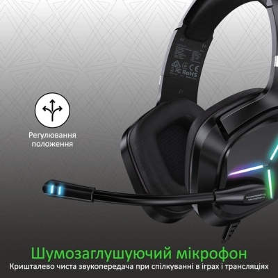 Навушники Vertux Blitz 7.1 USB Black (blitz.black)