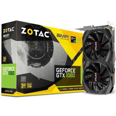 Видеокарта ZOTAC GeForce GTX1060 3072Mb AMP Core Edition (ZT-P10610H-10M)