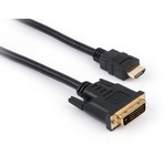 Кабель мультимедійний HDMI to DVI 24+1 3.0m Vinga (VCPHDMIDVI3)