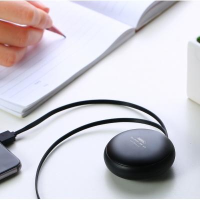 Дата кабель USB 2.0 AM to Type-C 1.0m Roller type Retractable black Remax (RC-099A-BLACK)