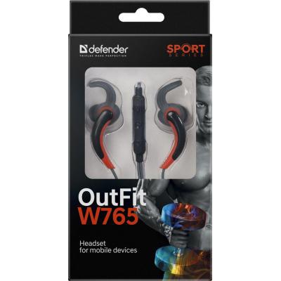 Наушники Defender OutFit W765 Grey-Orange (63767)
