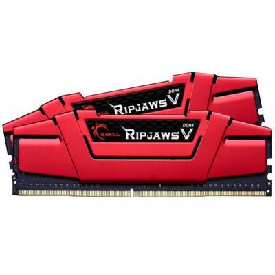 Модуль памяти для компьютера DDR4 16GB (2x8GB) 2800 MHz RipjawsV Red G.Skill (F4-2800C15D-16GVRB)