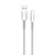 Дата кабель USB 2.0 AM to Type-C 1.0m line-drawing white ColorWay (CW-CBUC029-WH)