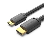 Кабель мультимедійний HDMI to Micro HDMI 3.0m V2.0 4K 60Hz 18Gbps HDR Dolby Vention (AGHBI)