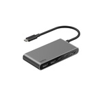 Концентратор Belkin USB-C 5-in-1 2xUSB 3.0 + USB-C + PD + HDMI 2.0 4K60Hz gray (AVC022HQSGY)