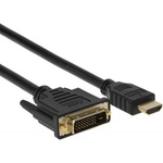 Кабель мультимедийный HDMI to DVI 24+1 1.8m Vinga (HDMIDVI01-1.8)