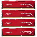 Модуль памяти для компьютера DDR4 32GB (4x8GB) 2933 MHz HyperX FURY Red Kingston (HX429C17FR2K4/32)