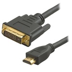 Кабель мультимедійний HDMI to DVI 18+1pin M, 3.0m Cablexpert (CC-HDMI-DVI-10)