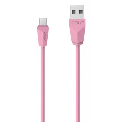 Дата кабель Golf Diamond microUSB Pink (49928 / GC-27m)