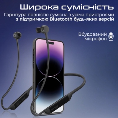 Навушники Promate Civil Black (civil.black)
