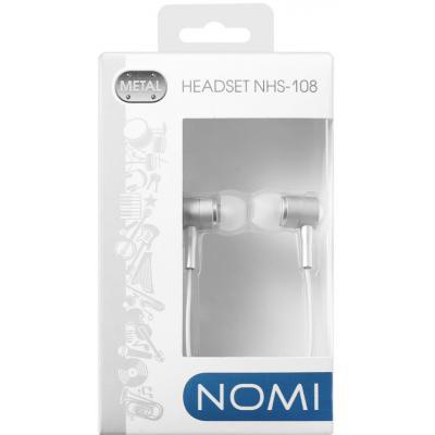 Наушники Nomi NHS-108 Silver (221224)
