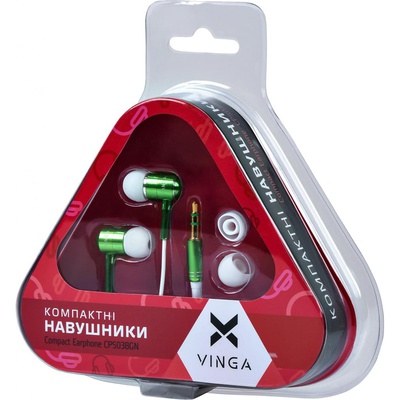 Наушники Vinga CPS038 Green (CPS038GN)