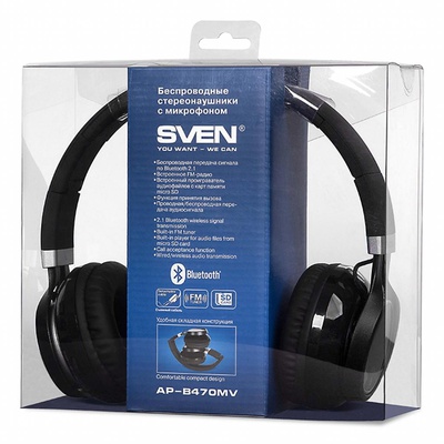 Наушники SVEN AP-B470MV Bluetooth (AP-B470MV)