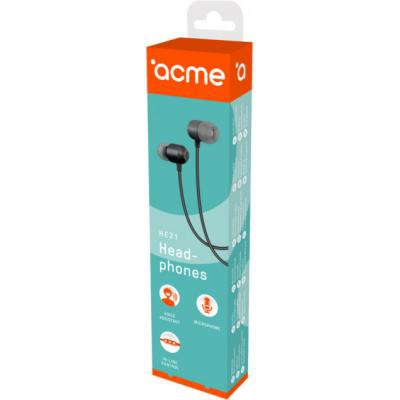 Наушники ACME HE21 Earphones With Mic (4770070880920)
