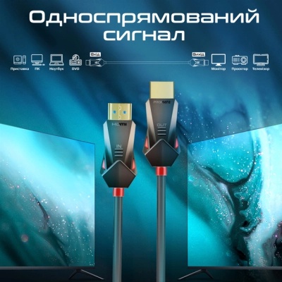 Кабель мультимедійний HDMI to HDMI 15.0m v.2.0 prolink4k60-15m Promate (prolink4k60-15m)