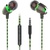 Наушники QKZ DM11 Mic Green (F_53301)