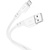Дата кабель USB 2.0 AM to Micro 5P 1.0m Crystal color silicone X97 white HOCO (6931474799838)