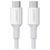 Дата кабель USB-C to USB-C 1.0m US300 20V/5A 100W White Ugreen (60551)