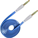 Кабель мультимедийный Jack 3.5mm to jack 3.5mm 1 м Blue XoKo (AUX-010-BL)