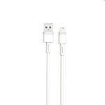 Дата кабель USB 2.0 AM to Lightning 1.0m 5A white XO (XO-NBQ166-L-1-WH)