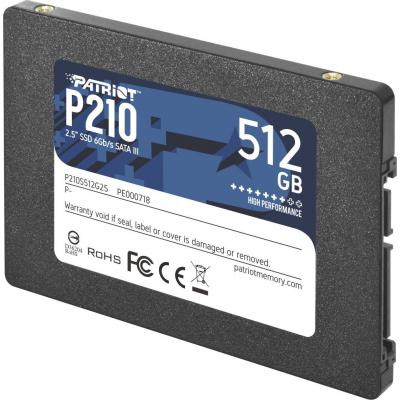 Накопичувач SSD 2.5' 512GB Patriot (P210S512G25)