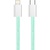 Дата кабель USB-C to Lightning 1.0m 27W green ColorWay (CW-CBPDCL061-G)