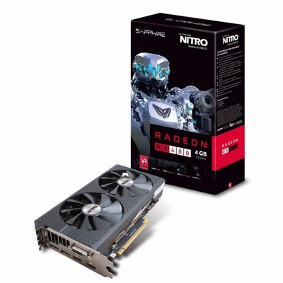 Видеокарта Sapphire Radeon RX 480 4096Mb NITRO OC (11260-13-20G)