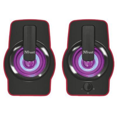 Акустическая система Trust Gemi RGB red USB (22979)