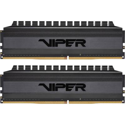 Модуль пам'яті для комп'ютера DDR4 32GB (2x16GB) 3200 MHz Viper 4 Blackout Patriot (PVB432G320C6K)